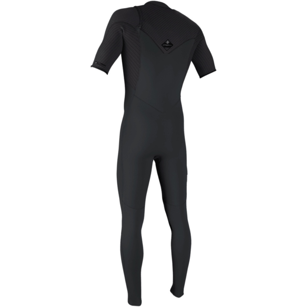 2026 O'Neill Herre Hyperfreak 2mm Chest Zip Våddragt Med Korte ærmer 5497  Hærdet Stål / Graphite